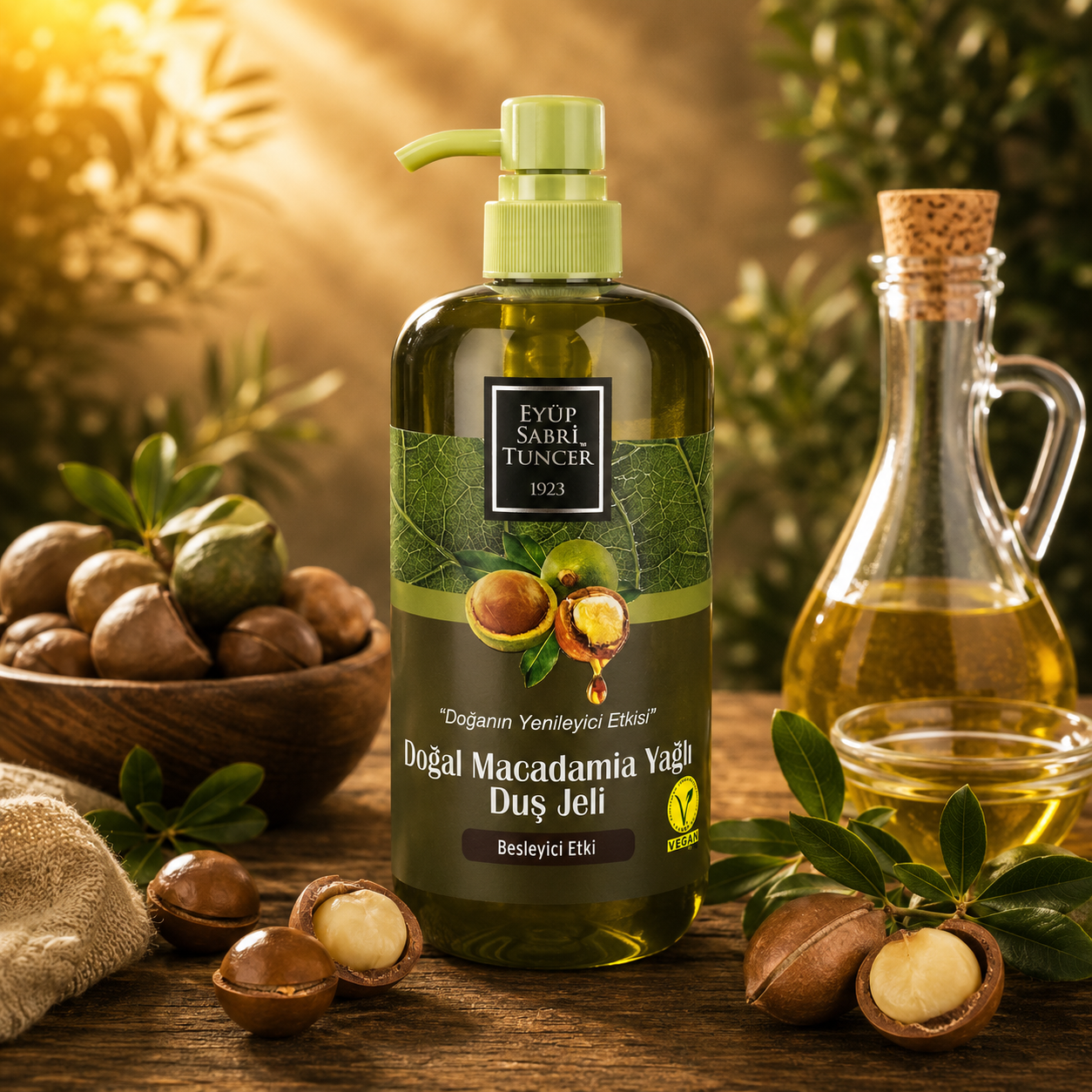 Eyüp Sabri Tuncer Shampoo mit natürlichem Macadamiaöl 600 ml