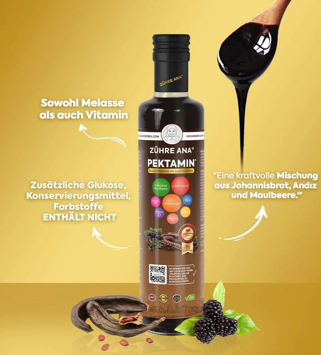 Pektamin Melasse + Vitamine – Zühre Ana – 350 ml