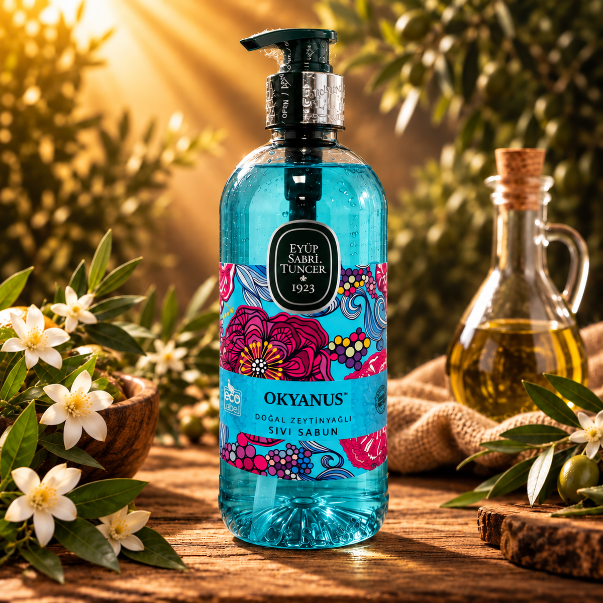 Eyüp Sabri Tuncer Okyanus Flüssigseife mit Olivenöl – 500 ml