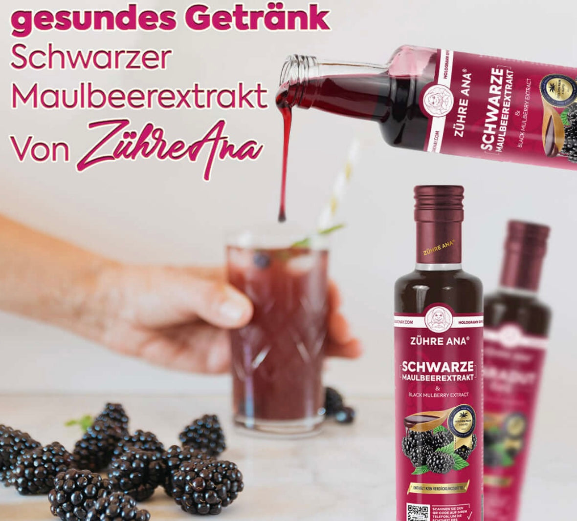 Schwarzer Maulbeerextrakt (Karadut Özü) – Zühre Ana – 670 g