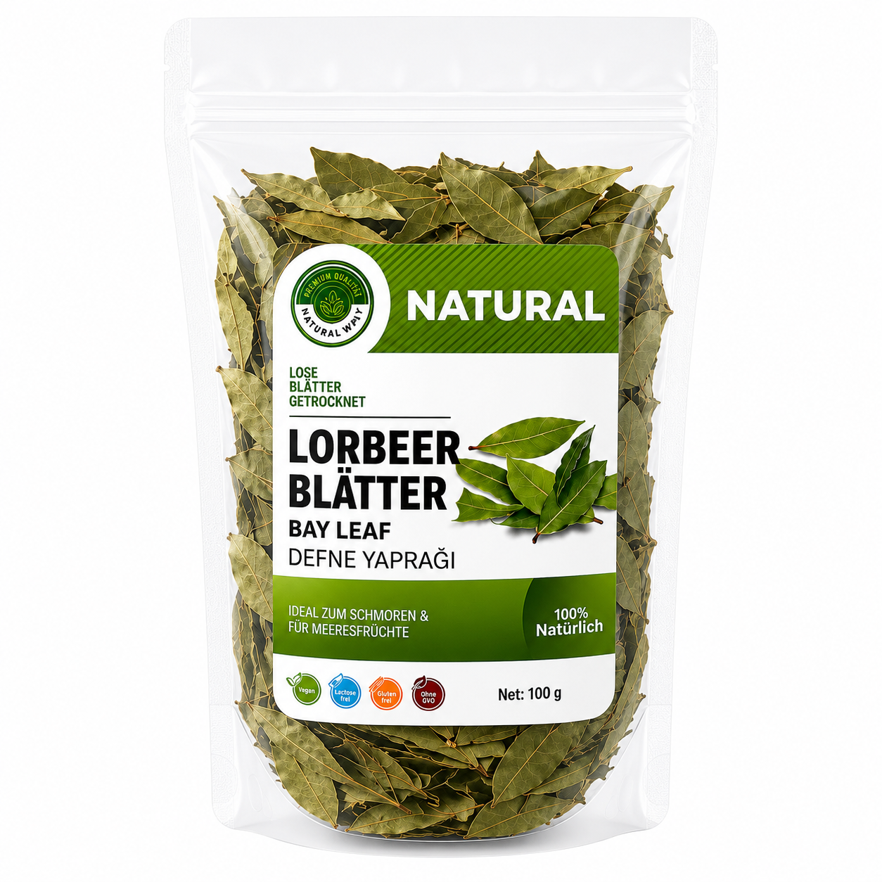 Lorbeerblätter (Defne Yaprak) 100 g - Natural Welt – 100% Natur