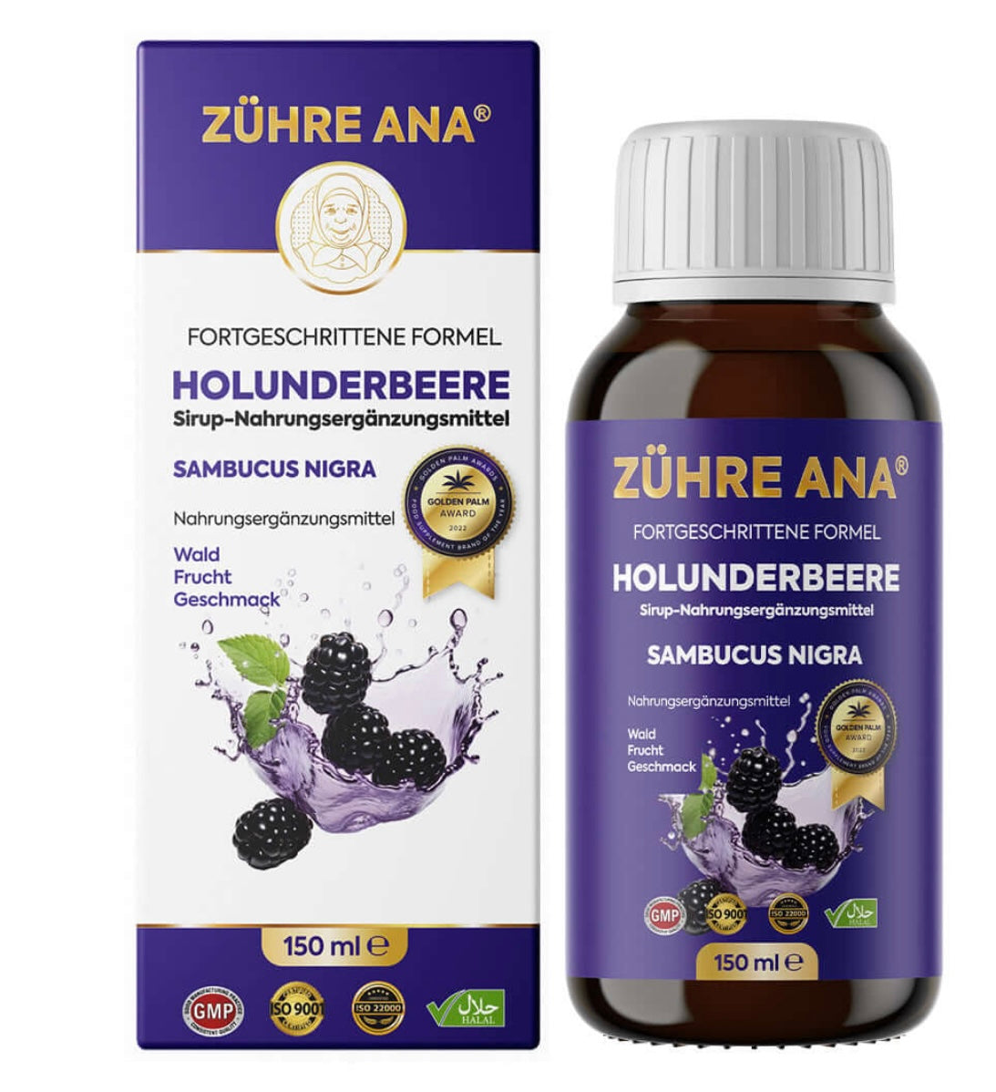 Holunderbeere Sirup (Kara Mürver Surubu) – Zühre Ana – 150 ml