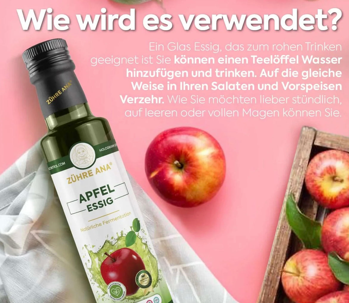 Apfelessig (Elma Sirkesi) – Zühre Ana – 500 ml