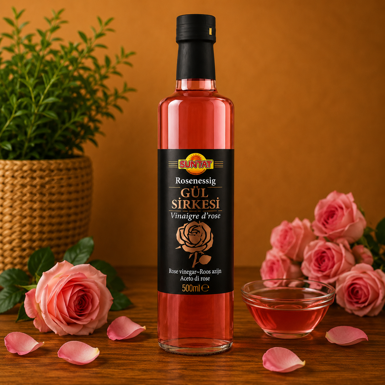 Rosenessig (Gül Sirkesi) - Suntat - 500 ml
