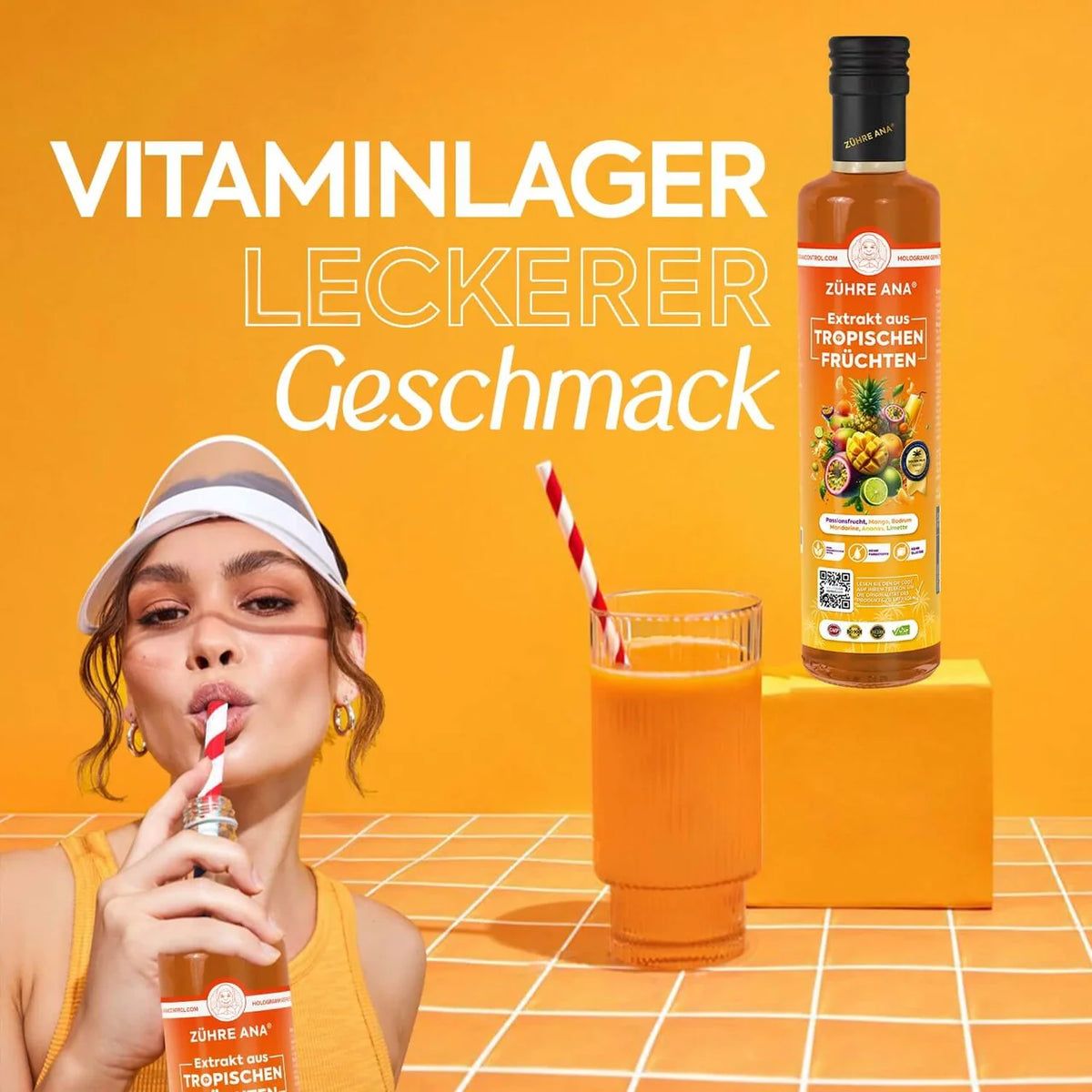 Zühre Ana - Tropischer Fruchtextrakt (Tropikal Meyve Özü) 640 g