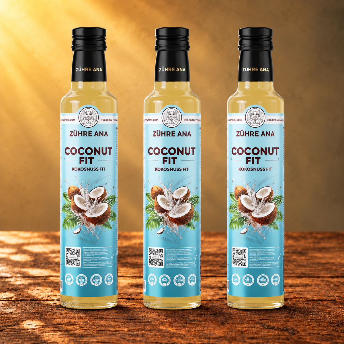 Zühre Ana - Coconut Fit (Kokosnuss Mix) 3er-Set – 3 x 250 ml