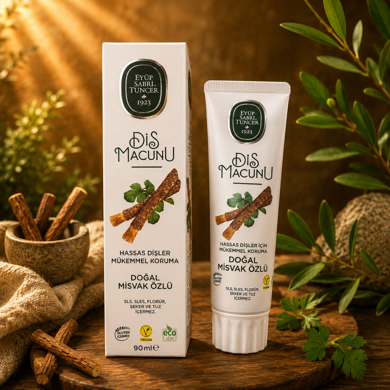 Eyüp Sabri Tuncer Misvak Zahnpasta 90 ml – Mit Miswak-Extrakt