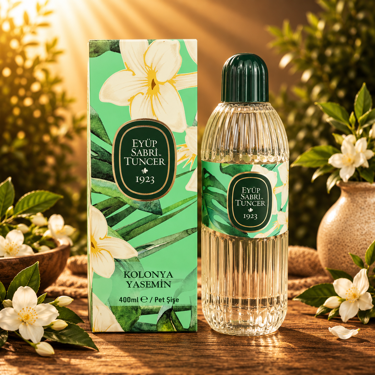 Eyüp Sabri Tuncer Jasmin Kolonya 400 ml – Yasemin 68° Eau de Cologne
