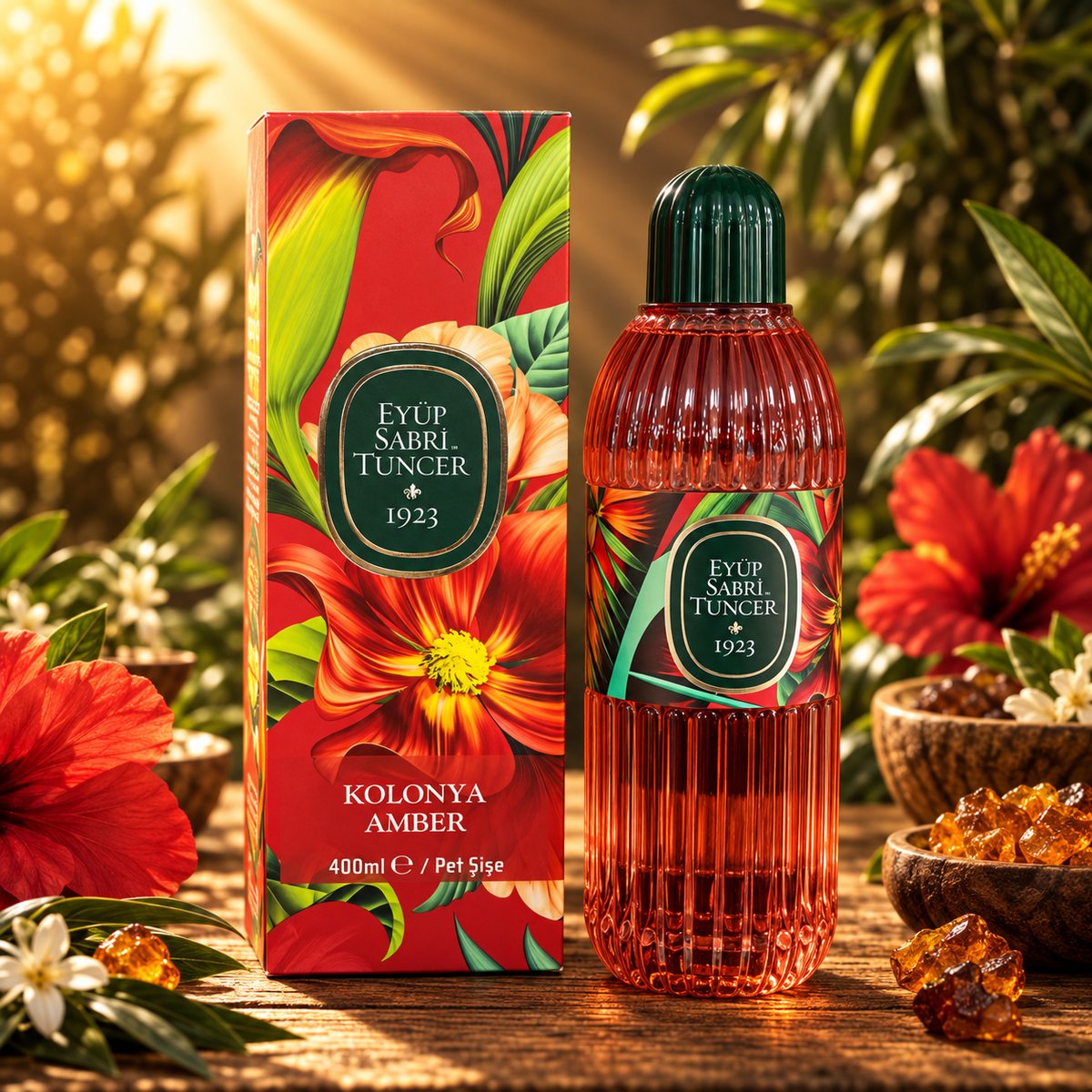 Eyüp Sabri Tuncer Amber Kolonya 400 ml – 68° Eau de Cologne