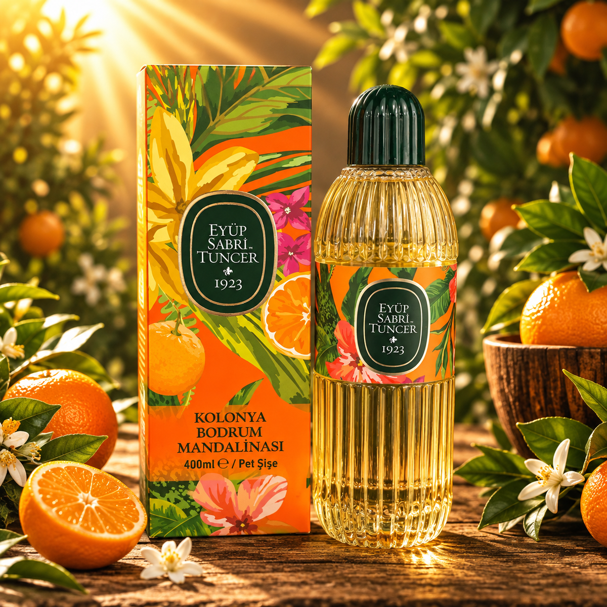 Eyüp Sabri Tuncer Bodrum Mandarine Kolonya 400 ml – 68° Eau de Cologne