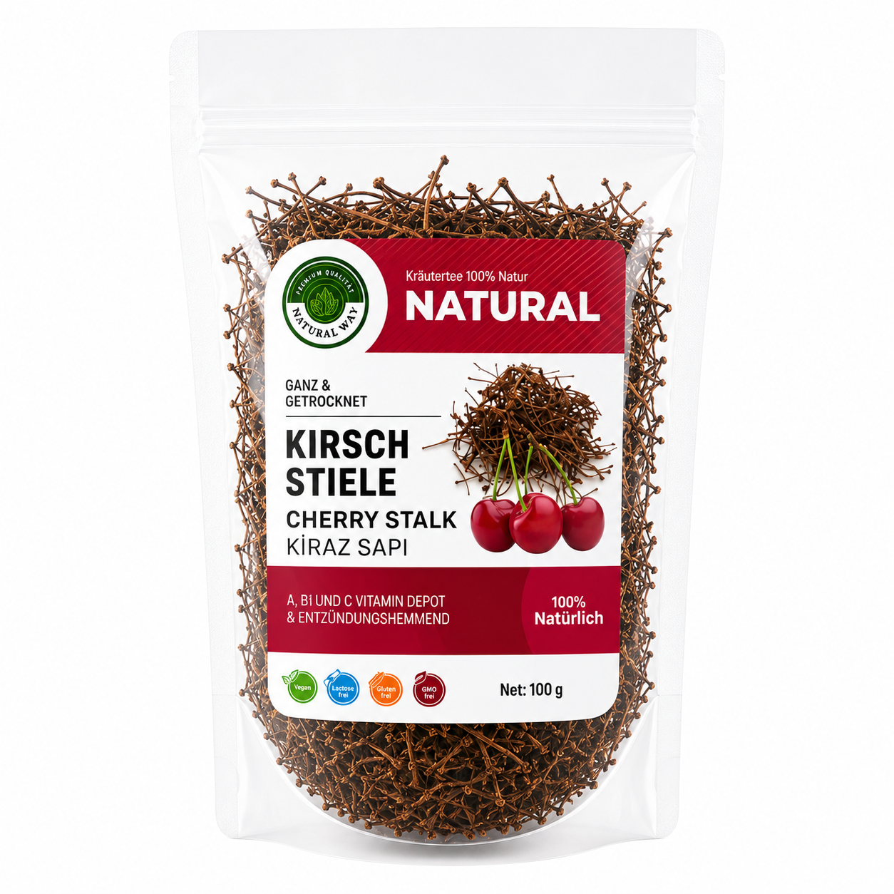 Kirschstiele (Kiraz Sapi) 100g - Natural Welt – 100 % Natur