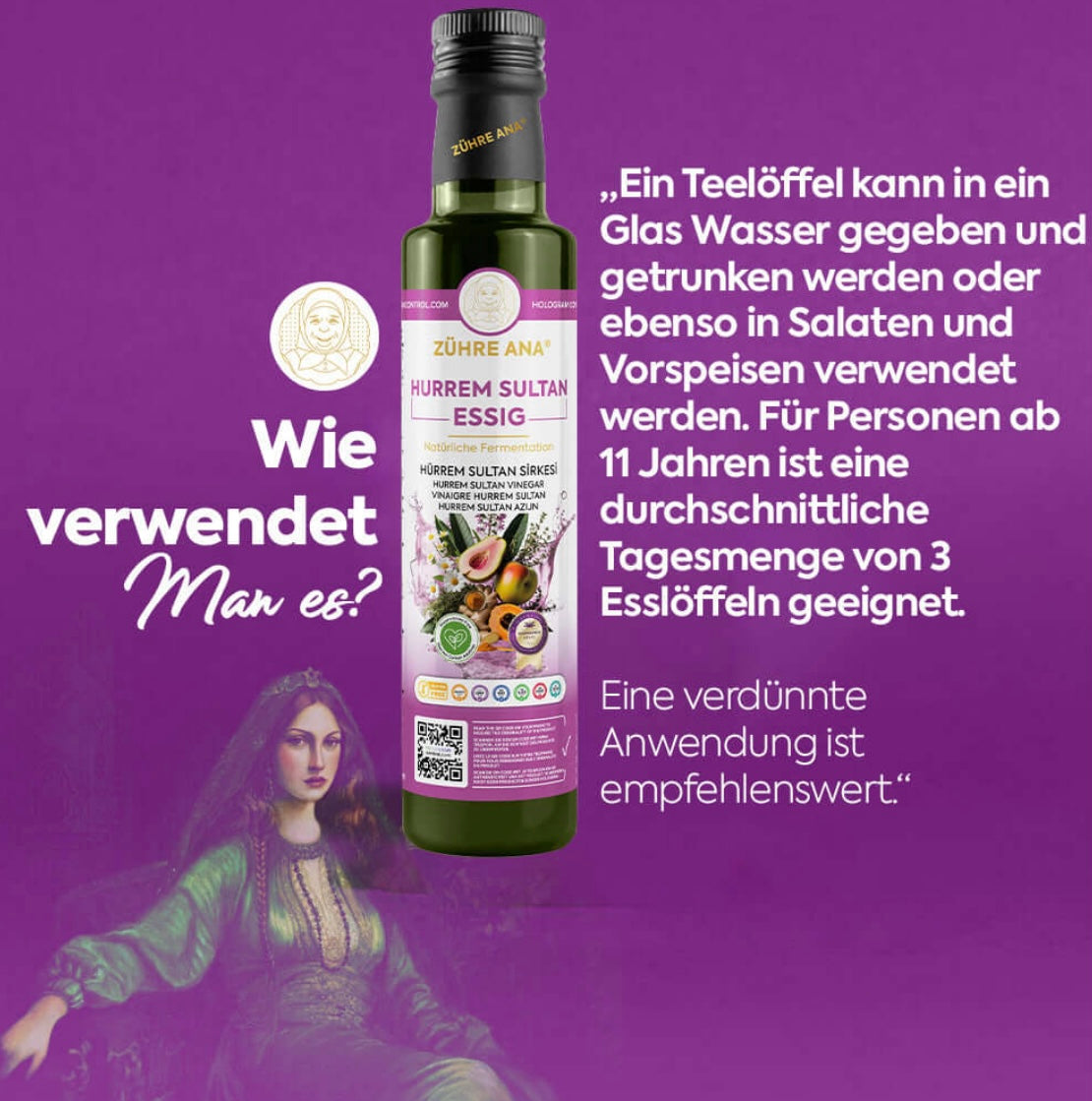 Hürrem Sultan Essig – Zühre Ana – 500 ml