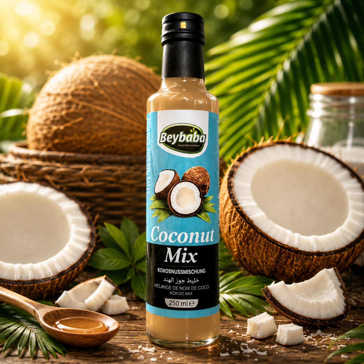 Beybaba Coconut Mix Kokosnussmischung 250 ml – Natürlicher Kokosmix