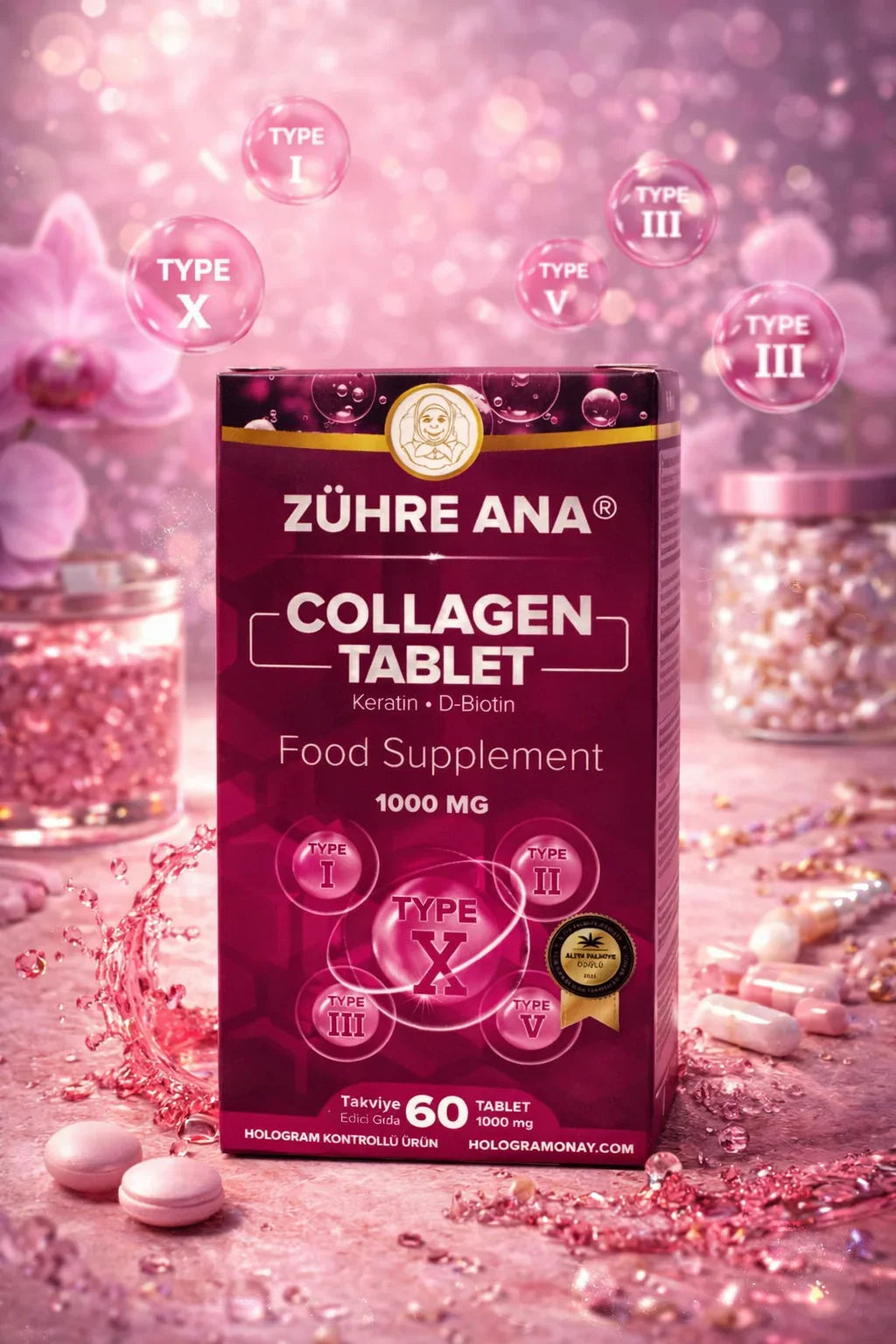 Zühre Ana Collagen Tablet - 60 Kapseln - Naturnaturia
