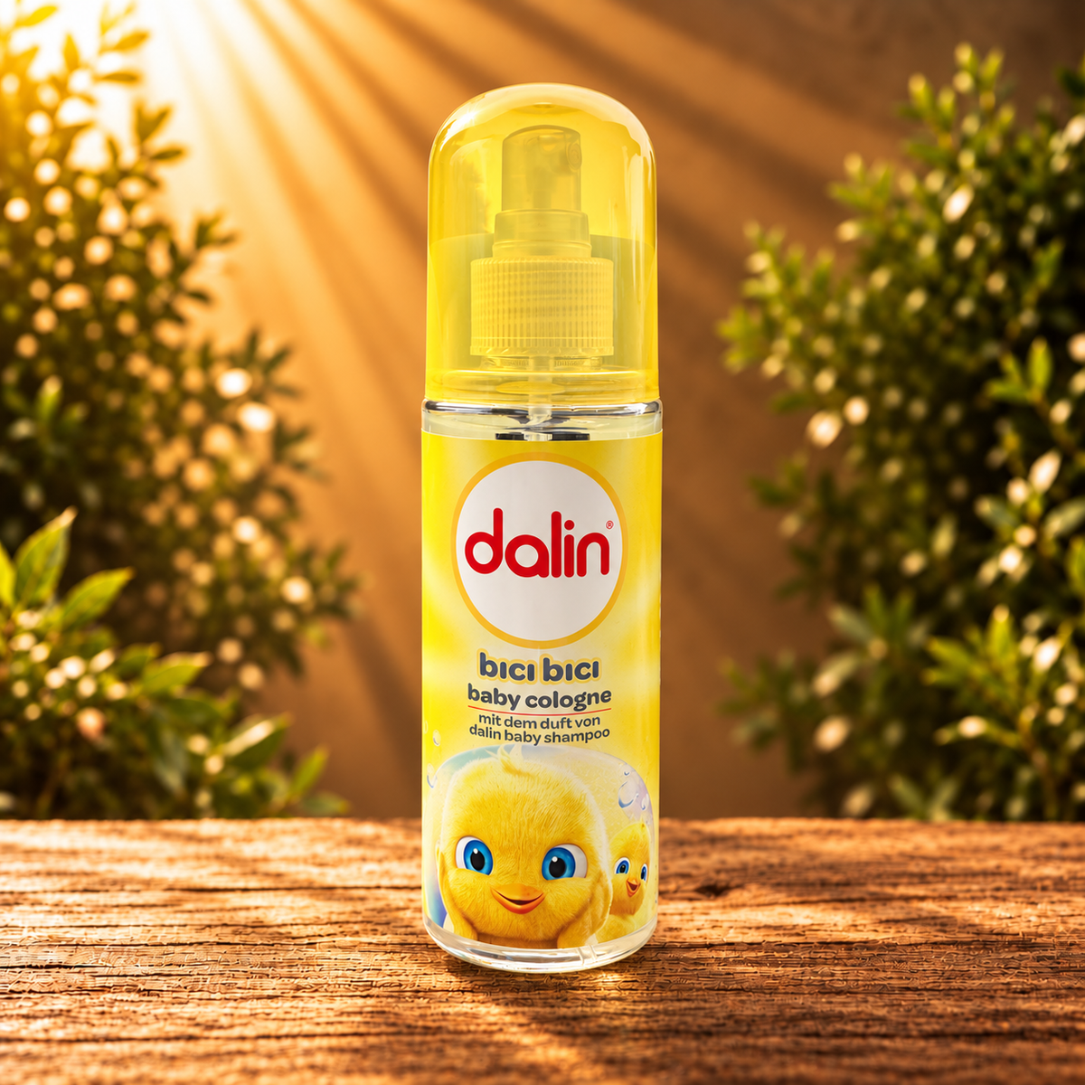 Dalin Bici Bici Baby Cologne 150 ml – Baby Kolonya 65° mit Babyshampoo-Duft