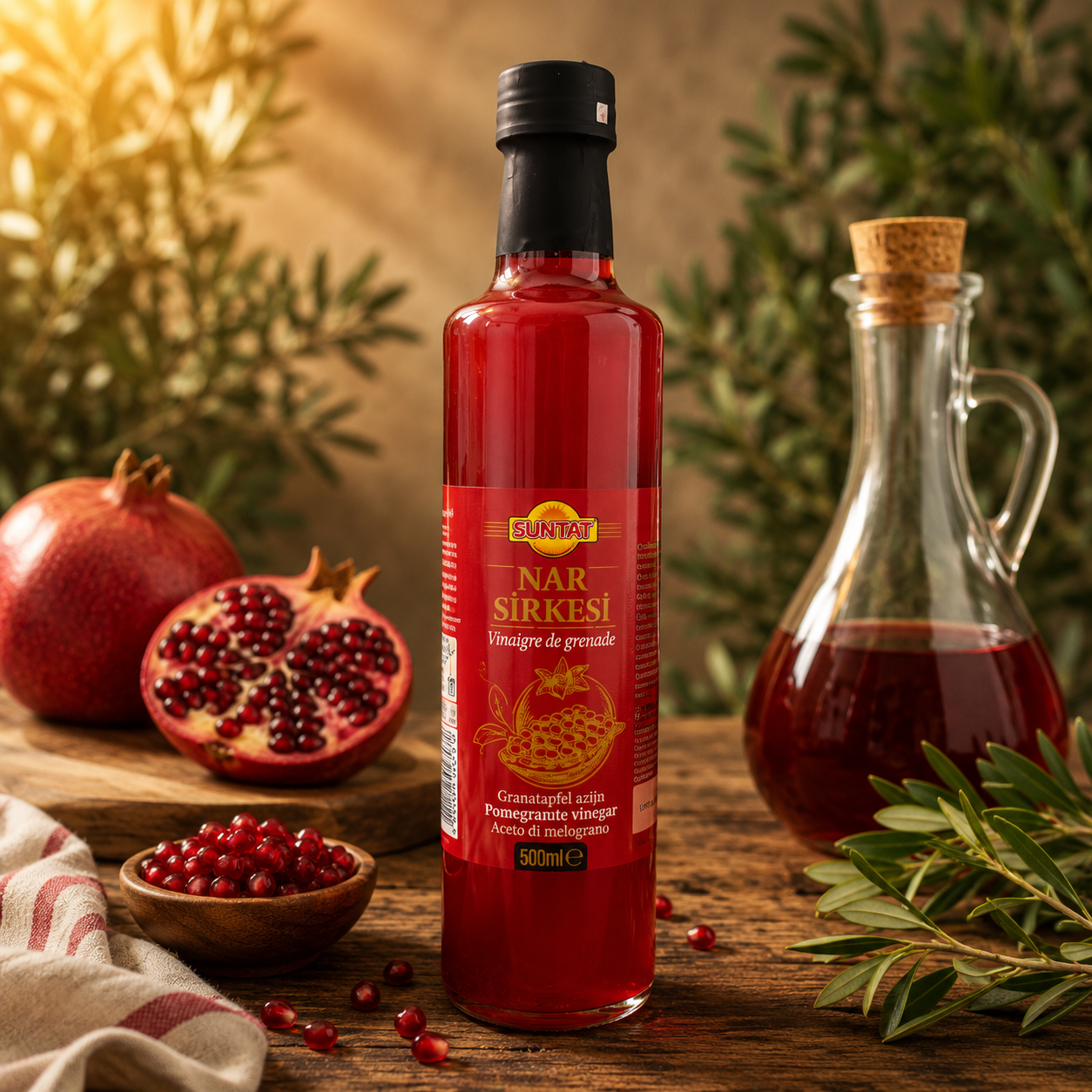 Suntat Nar Sirkesi (Granatapfelessig) 500 ml – Traditioneller Fruchtessig