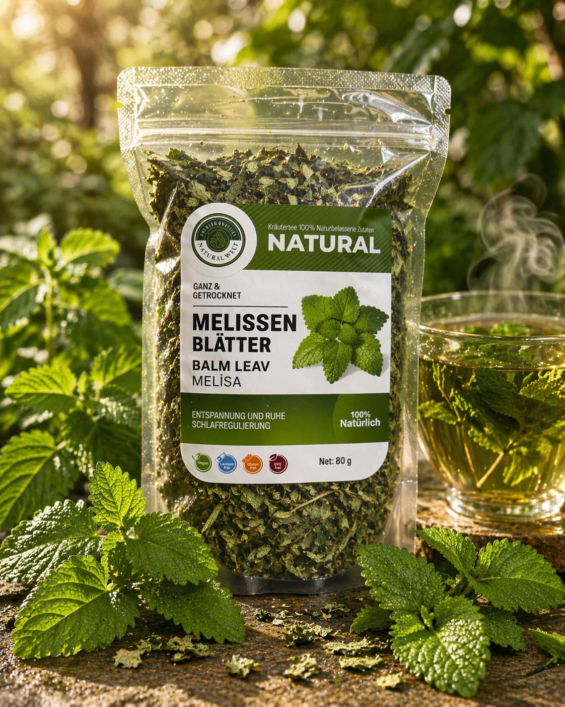 Natural Welt Melissen Blätter 100% natürlich - 80g - Naturnaturia