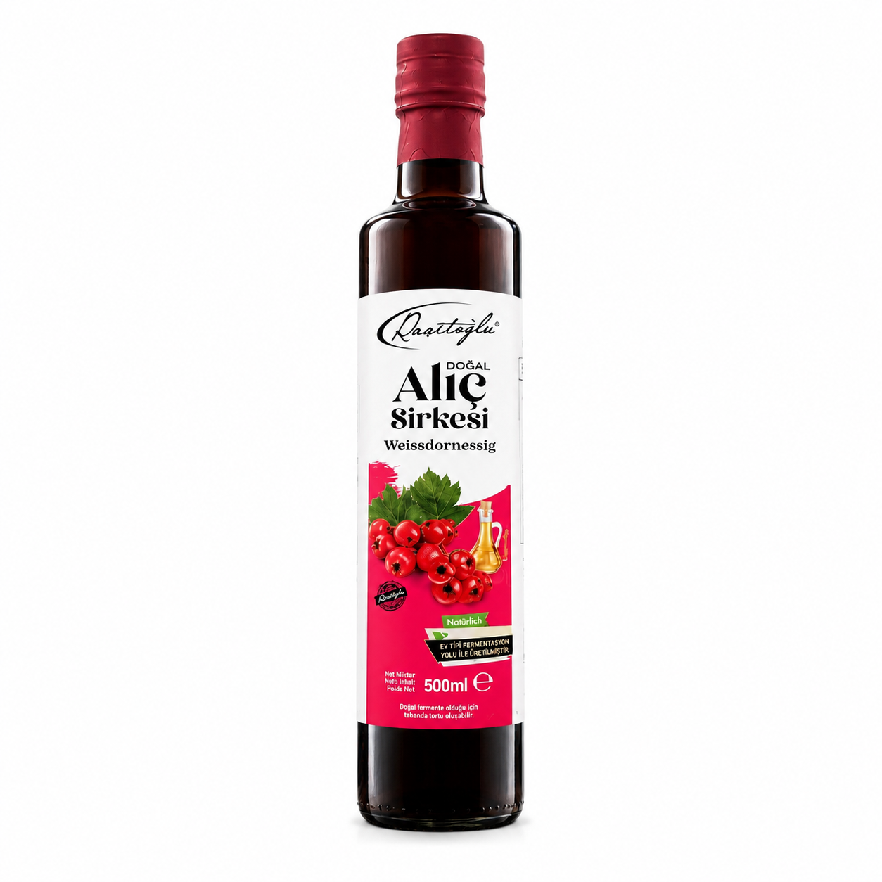 Rasitoglu Weißdorn Essig 500 ml – Natürlich