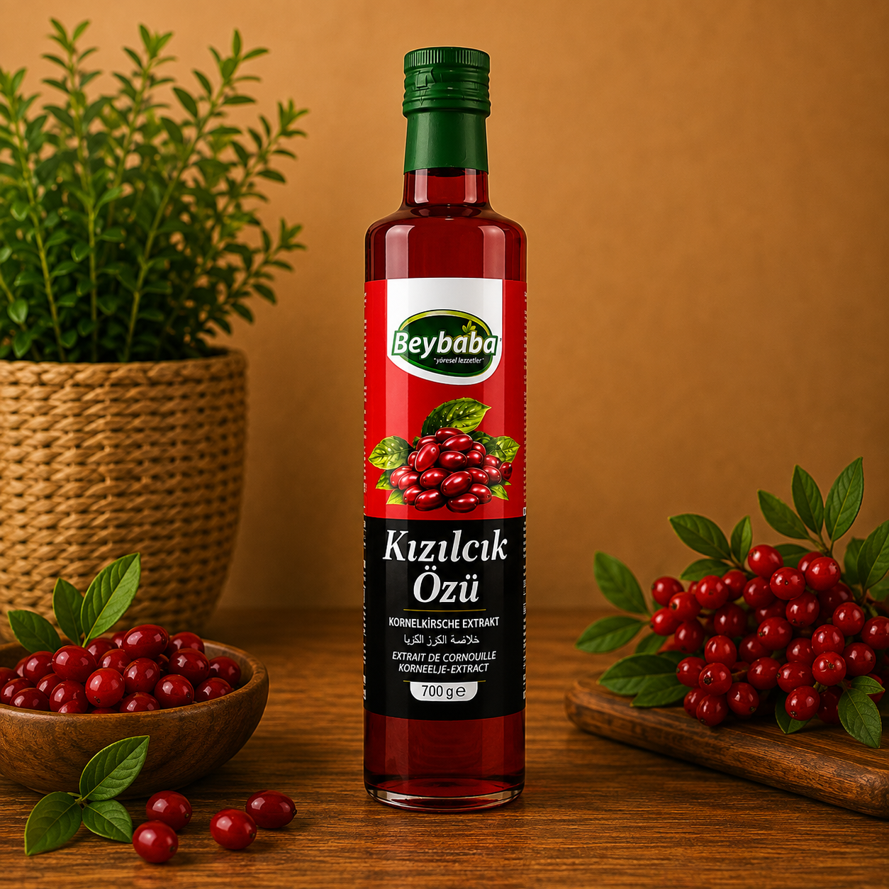 Kornelkirschen Extrakt (Kizilcik Özü ) - Beybaba - 700 g
