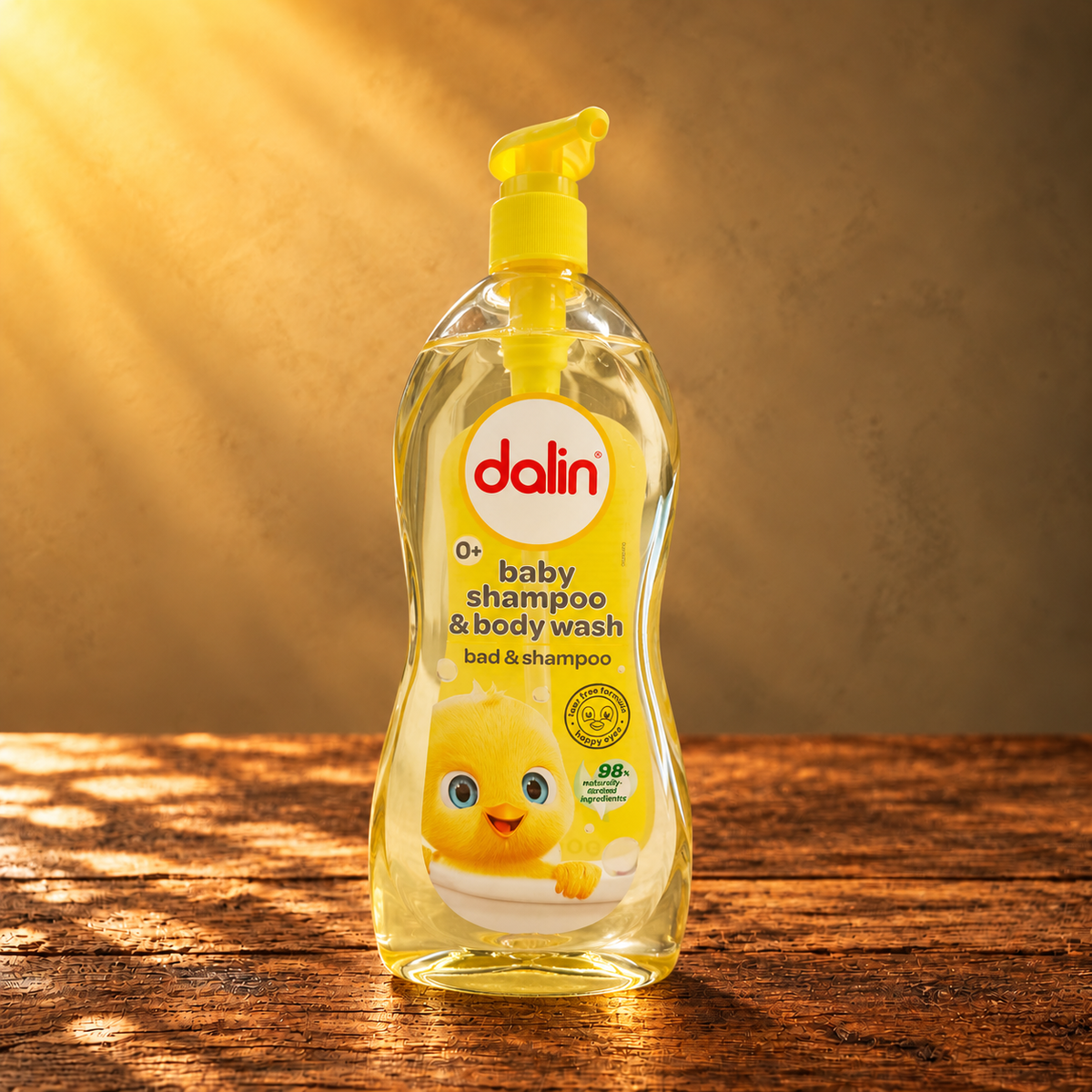 Dalin Baby Shampoo & Body Wash 900 ml – 98 % natürlichen Ursprungs