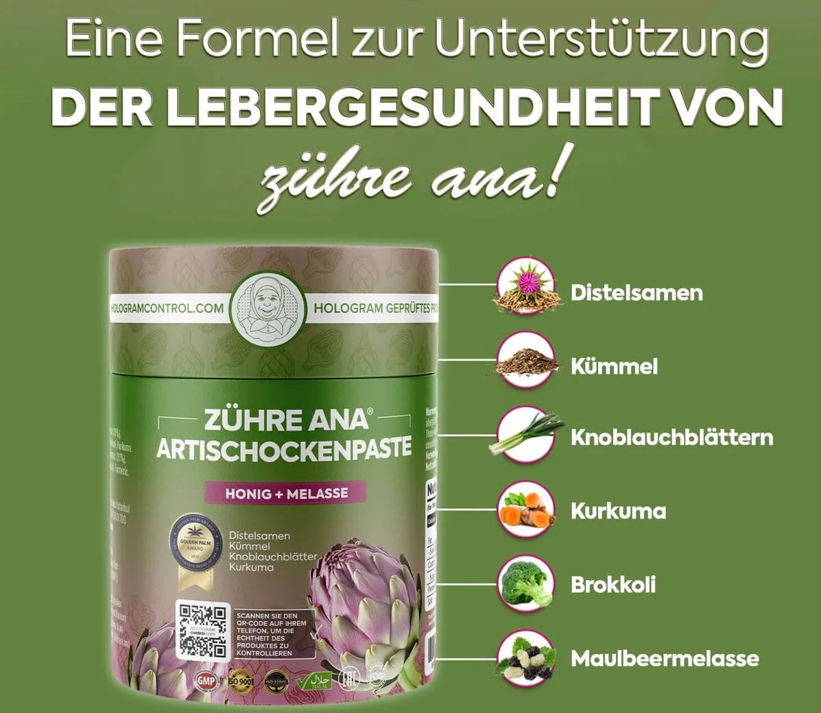 Artischockenpaste (Enginar Macunu) – Zühre Ana – 240 g