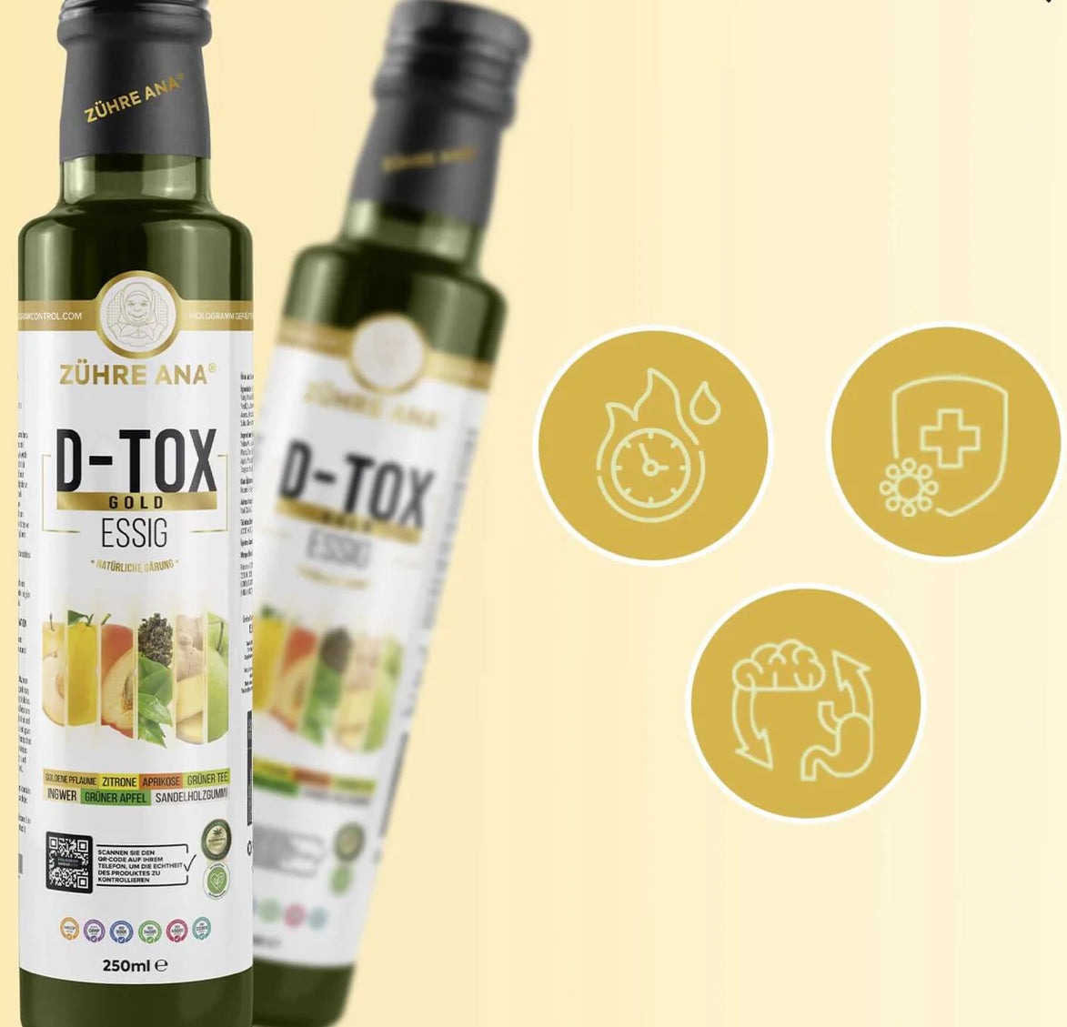 Detox Essig (Detox Sirkesi) – Zühre Ana – 250 ml