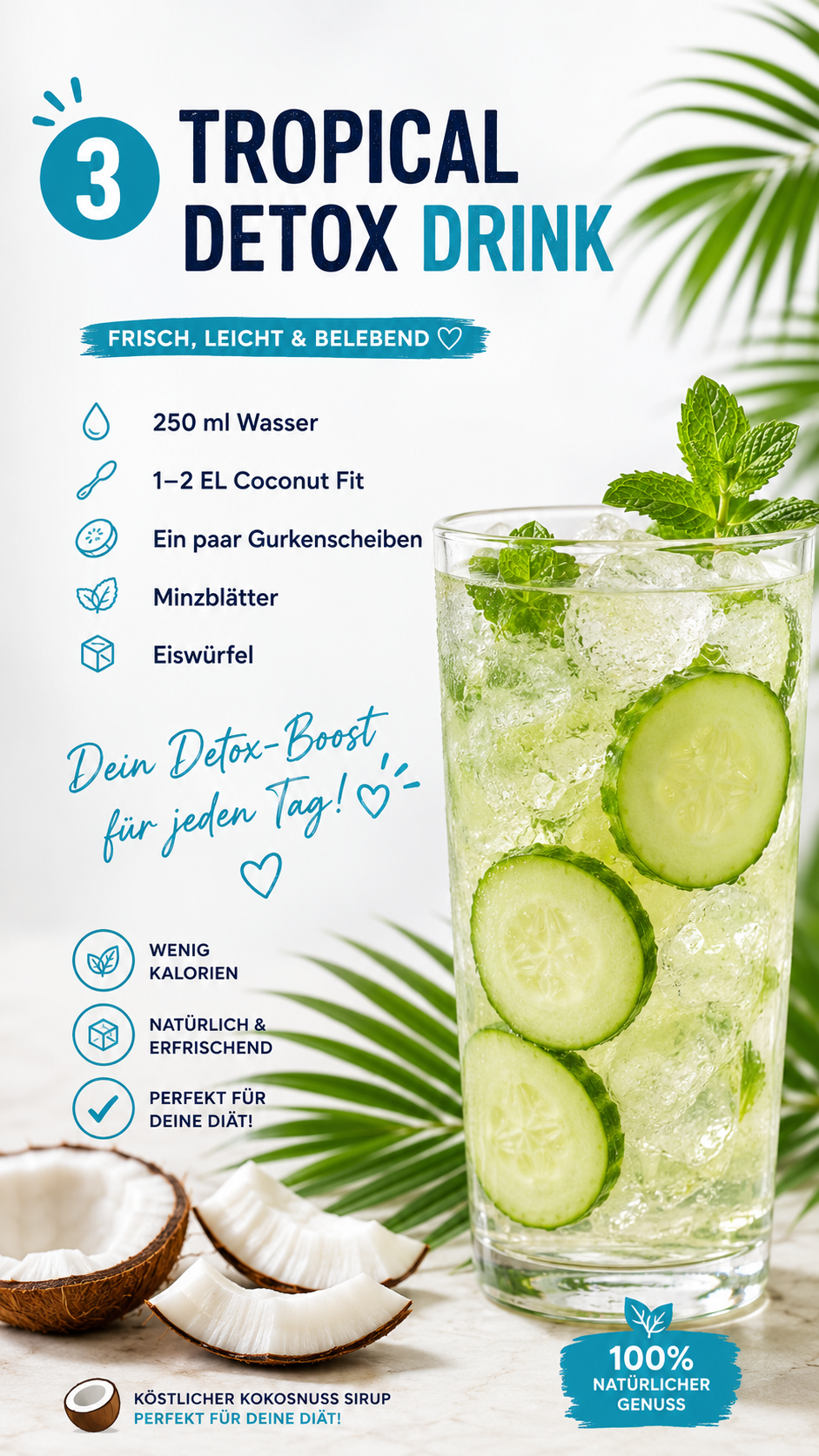 Coconut Fit (Kokonuss Mix) - Zühre Ana - 250 ml
