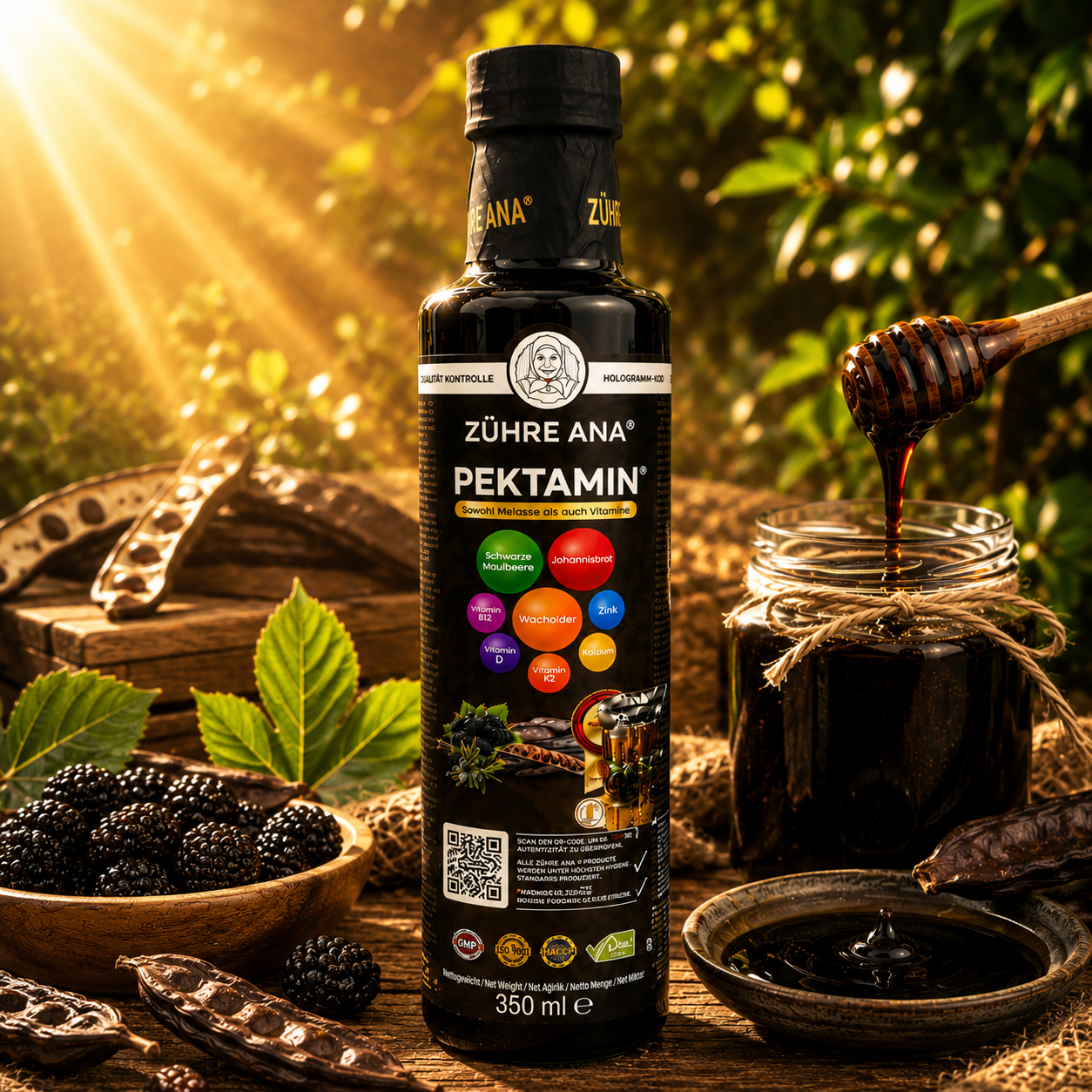 Pektamin Melasse + Vitamine – Zühre Ana – 350 ml