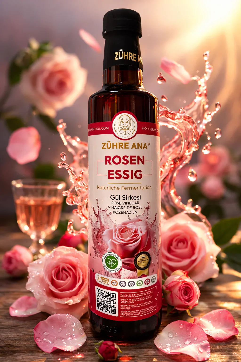 Zühre Ana Rosen Essig 500ml - Naturnaturia