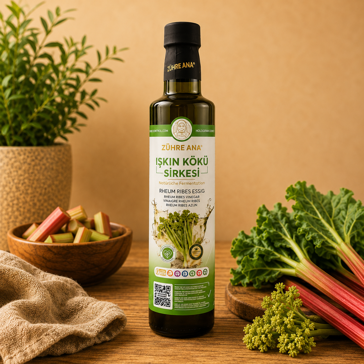 Rheum Ribes Essig (Iskin Kökü Sirkesi) – Zühre Ana – 500 ml