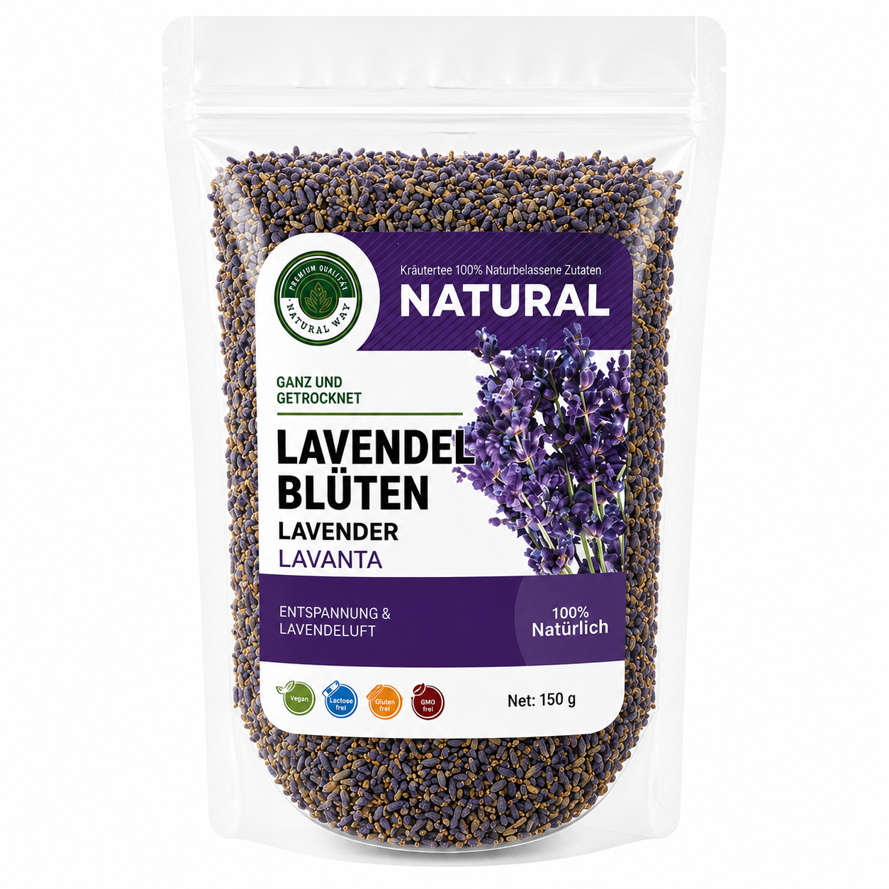 Lavendel Blüten Tee (Lavanta Cay)150 g - Natural Welt – 100 % Natur
