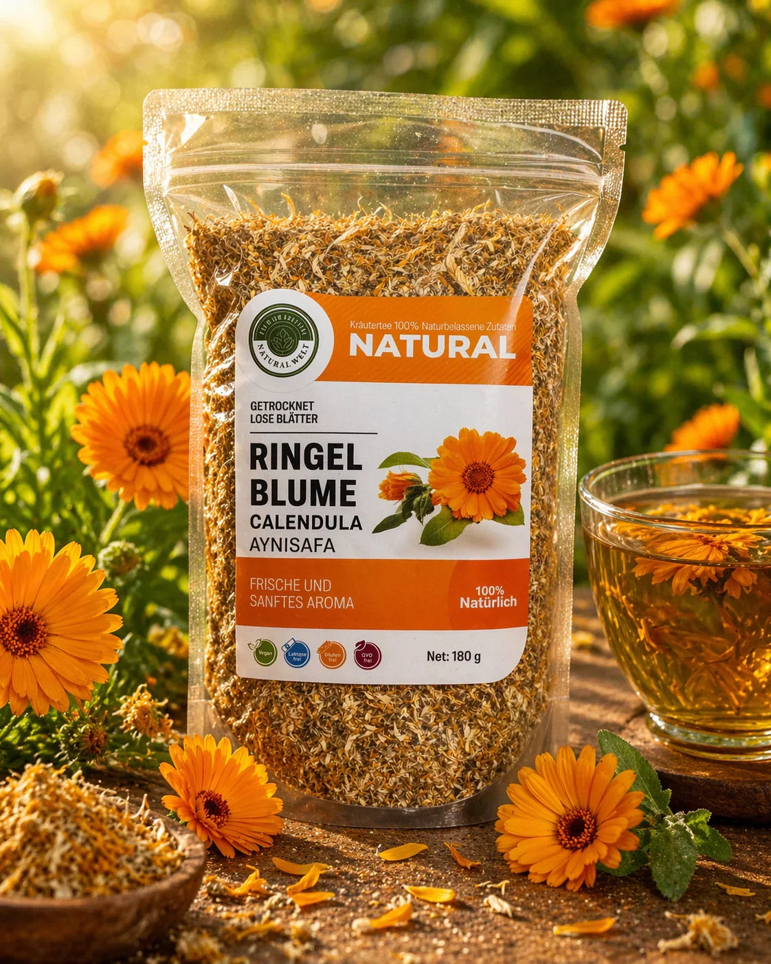 Natural Welt Ringel Blume 100& natürlich - 180g - Naturnaturia