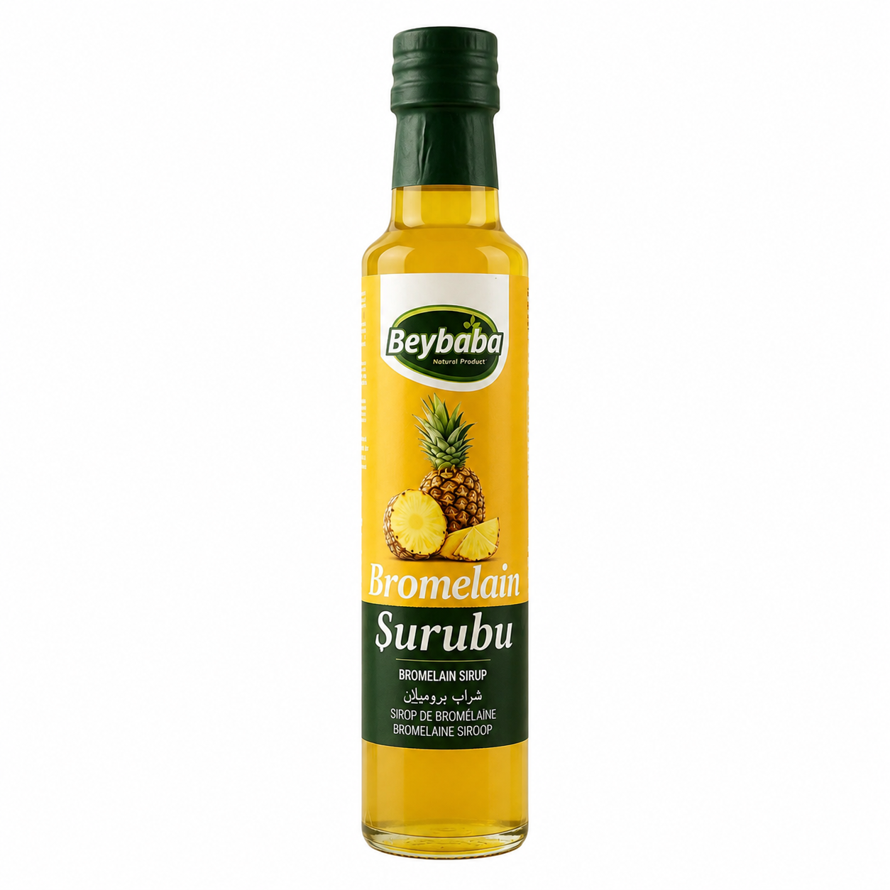 Bromelain Sirup (Bromelain Surubu) - Beybaba - 250 ml – mit Ananasenzym