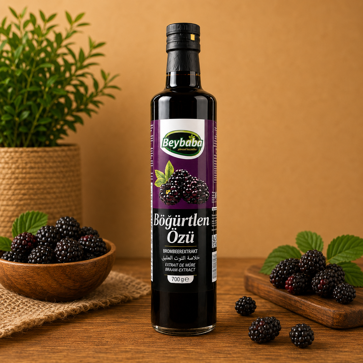 Brombeer Extrakt (Bögürtlen Özü) - Beybaba -700 g – Ohne Zusatzstoffe