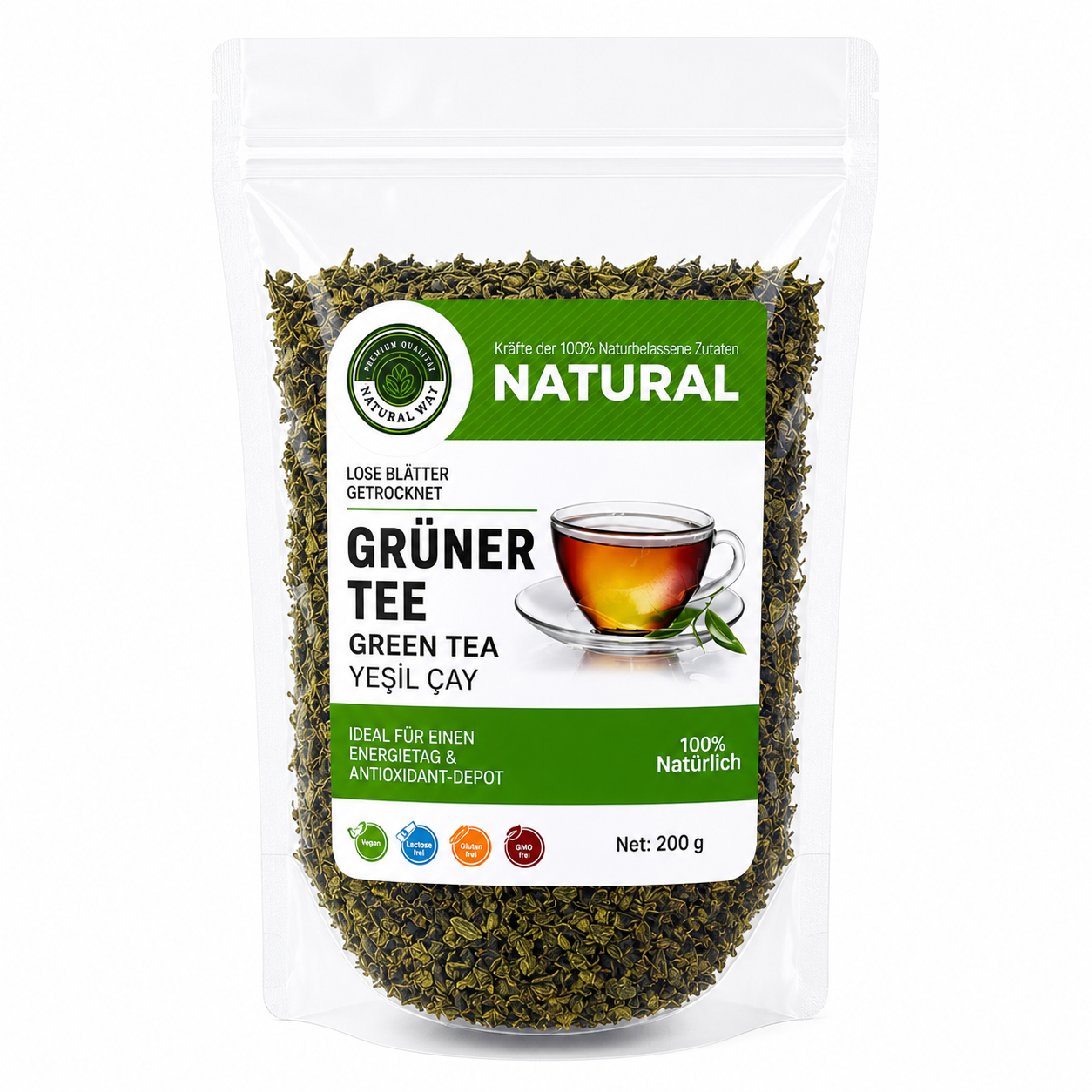 Grüner Tee (Yesil Cay) 200 g - Natural Welt – 100% Natur