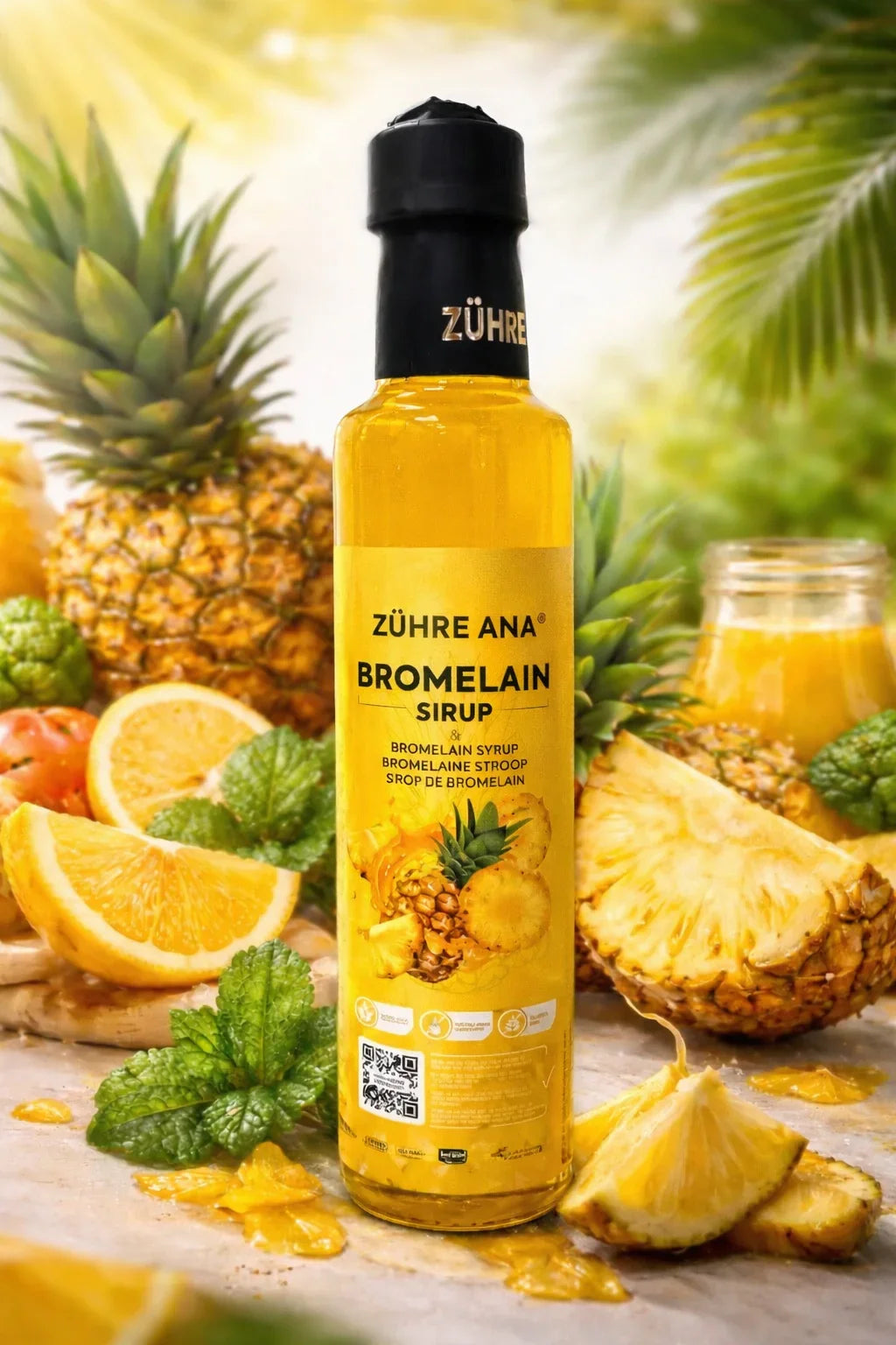 Zühre Ana Bromelain Sirup mit Ananas-Geschmack 250g - Naturnaturia