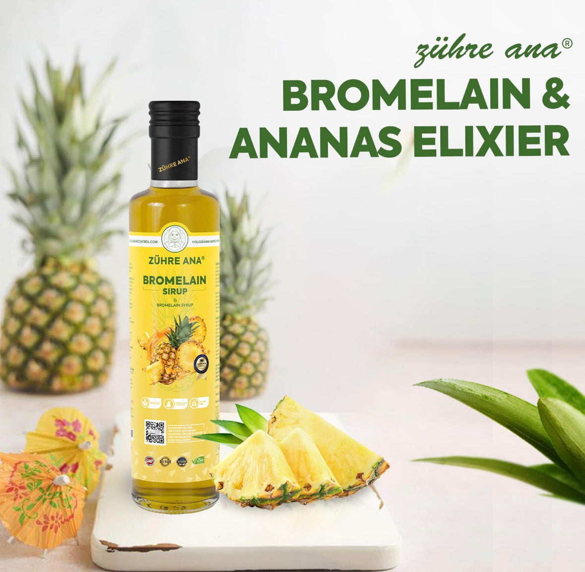Bromelain Sirup – Zühre Ana – 250 g