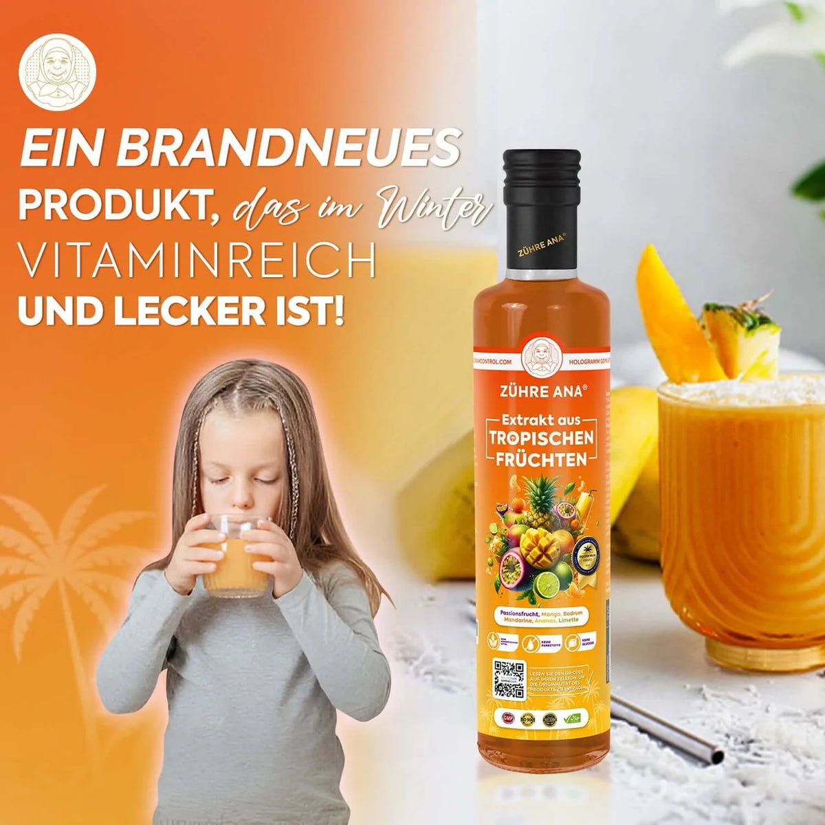 Zühre Ana - Tropischer Fruchtextrakt (Tropikal Meyve Özü) 640 g