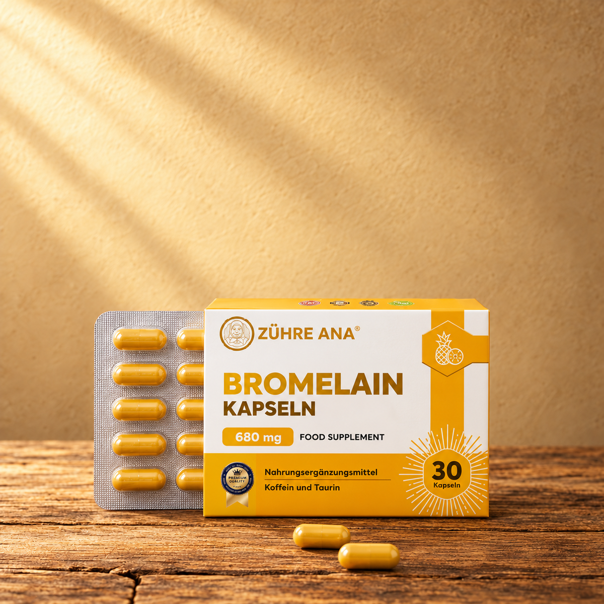 Zühre Ana - Bromelain Kapseln 30 Kapseln à 680 mg