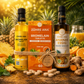 Zühre Ana Ananas Power 3er Set - Ananas Essig, Bromelain Sirup & Bromelain Tabletten