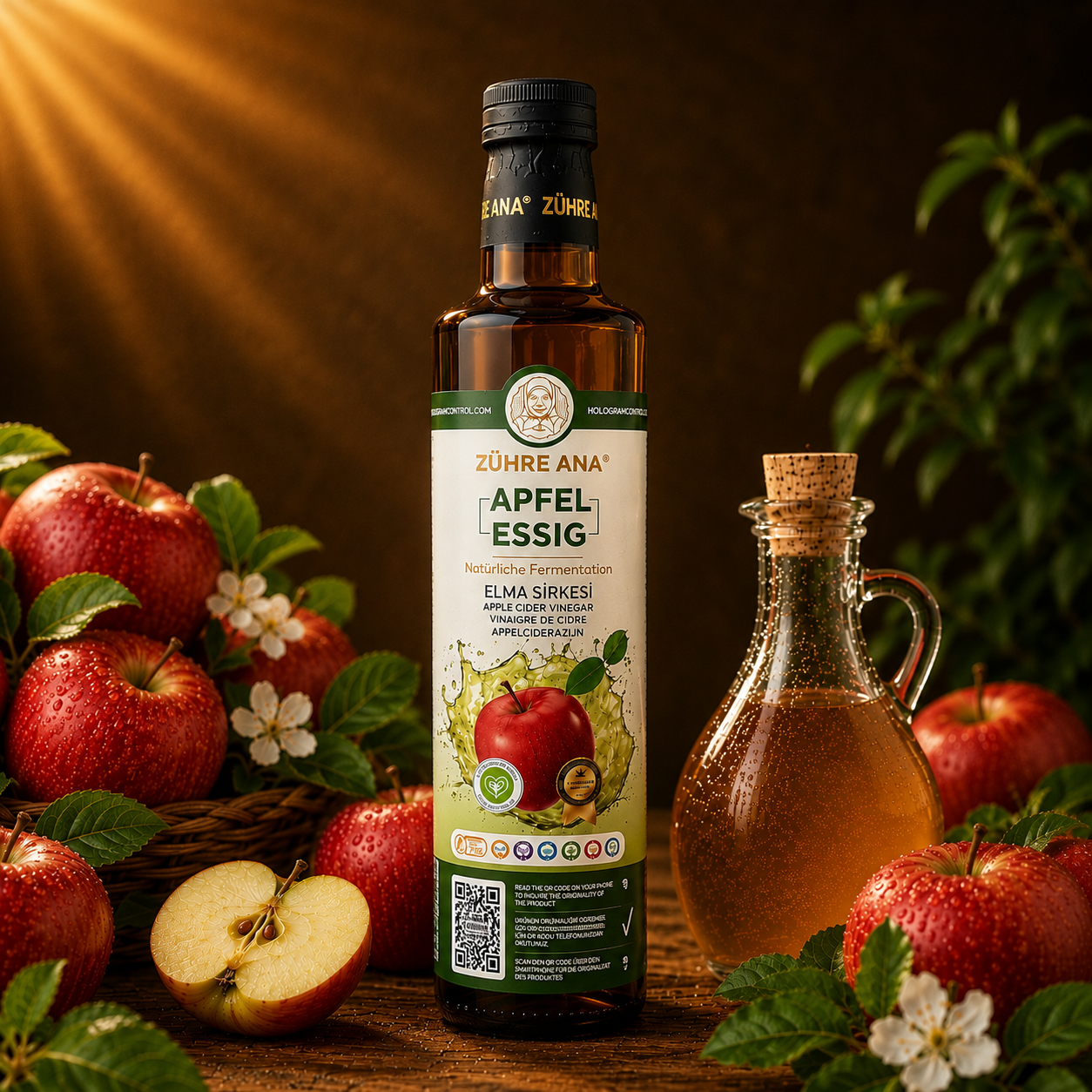 Apfelessig (Elma Sirkesi) – Zühre Ana – 500 ml