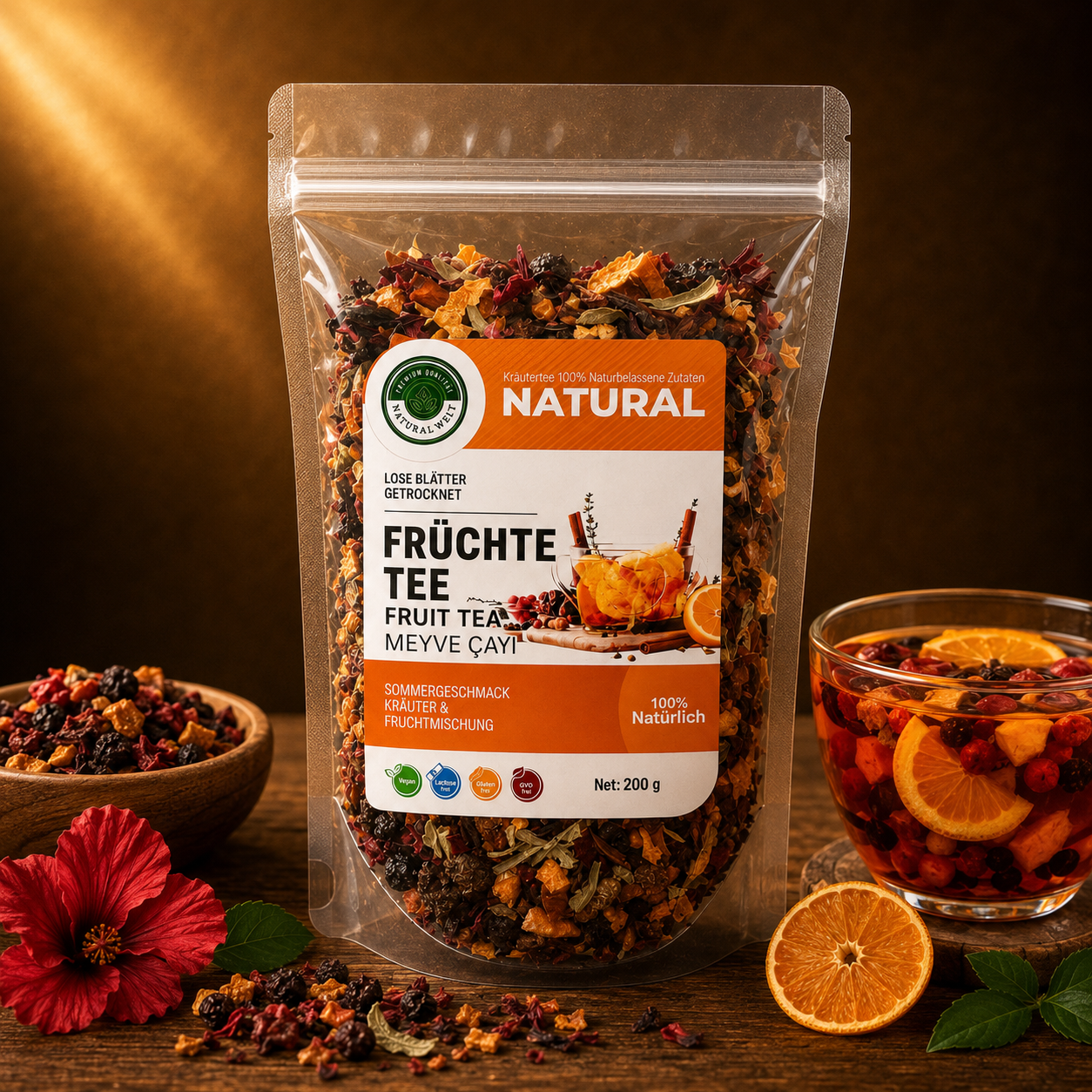 Früchte Tee (Meyve Cayi) 200g - Natural Welt – 100% Natur