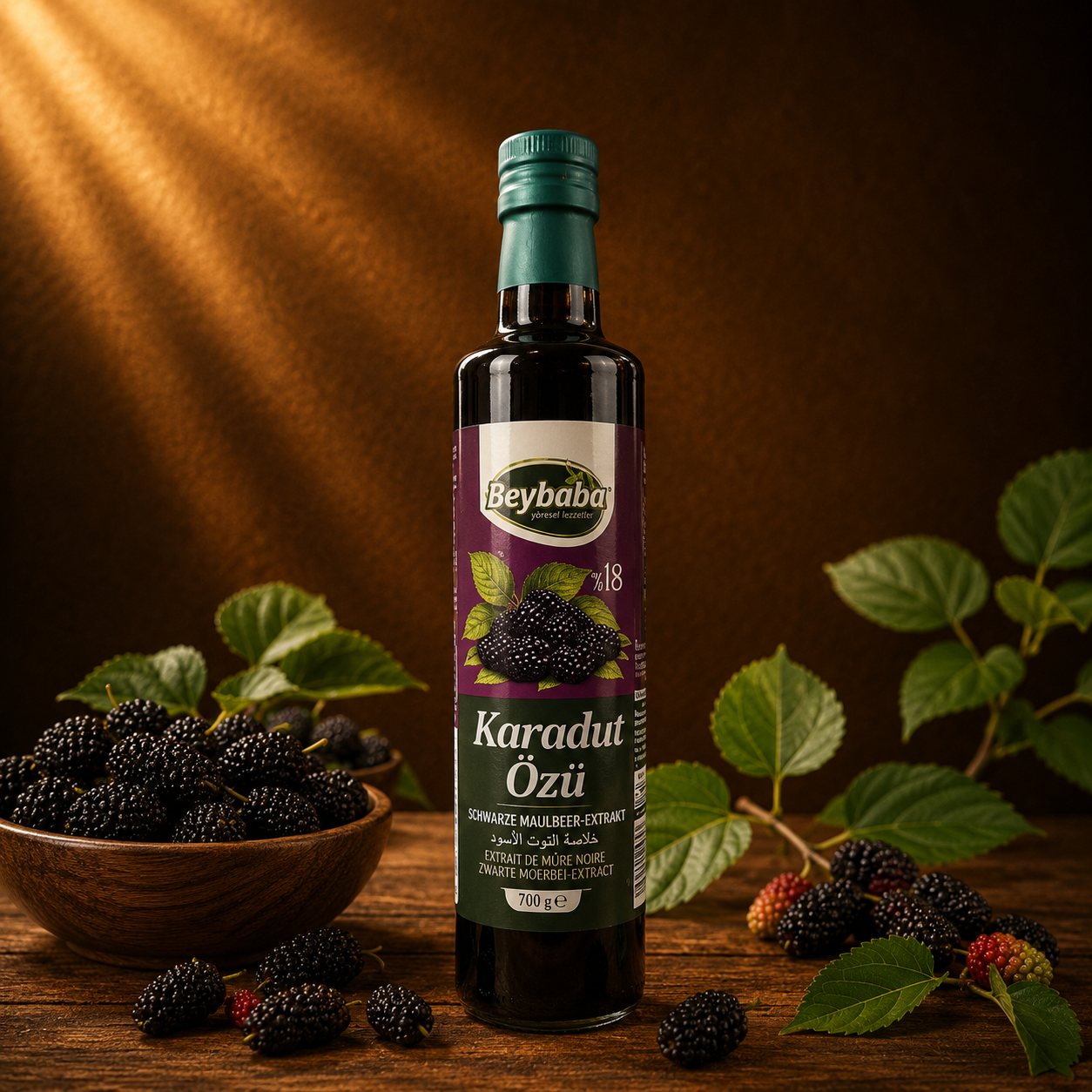 Schwarze Maulbeeren Extrakt (Karadut Özü) - Beybaba - 700g - Ohne Zusatzstoffe