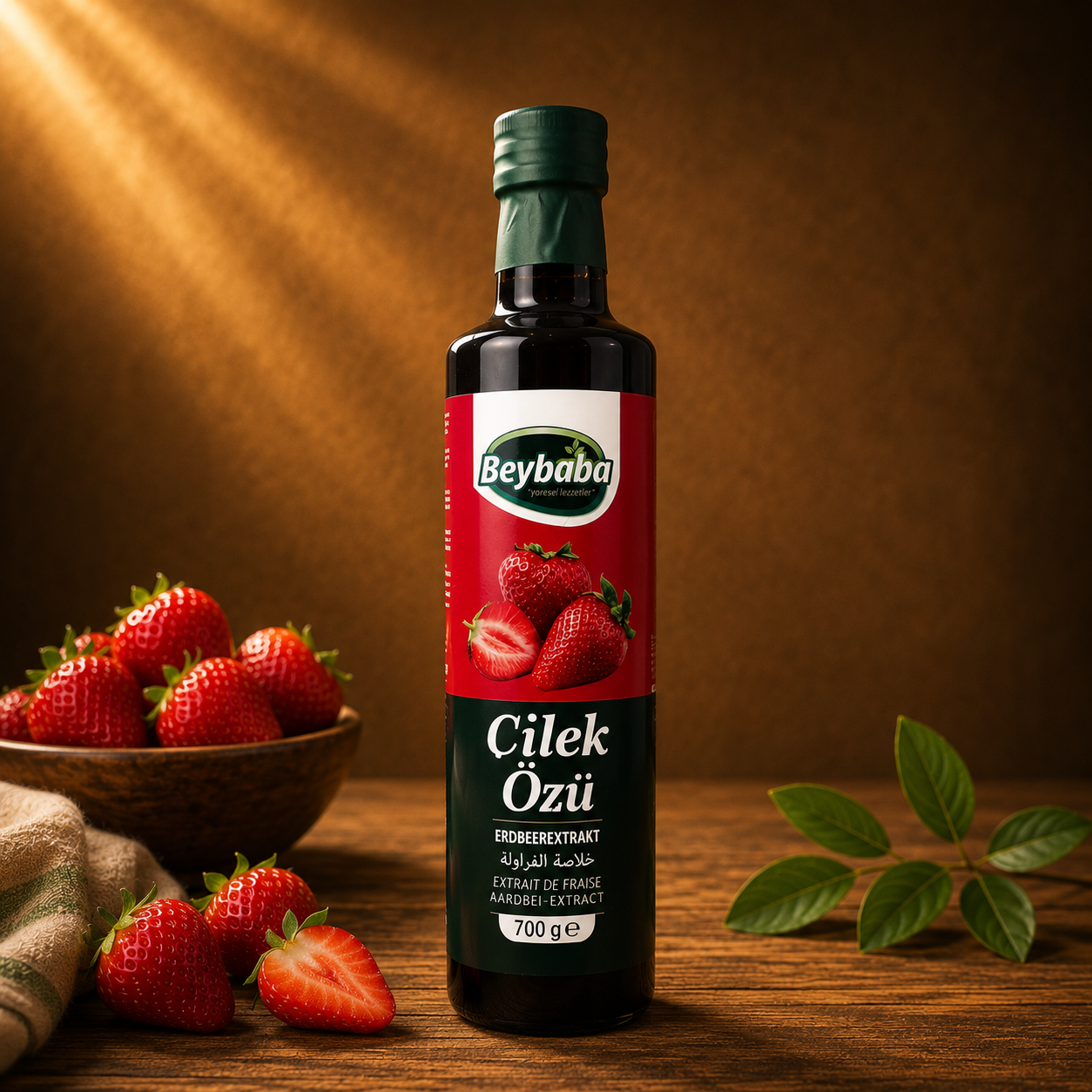 Beybaba Erdbeerkonzentrat (Çilek Özü) 700 g – Natürlich