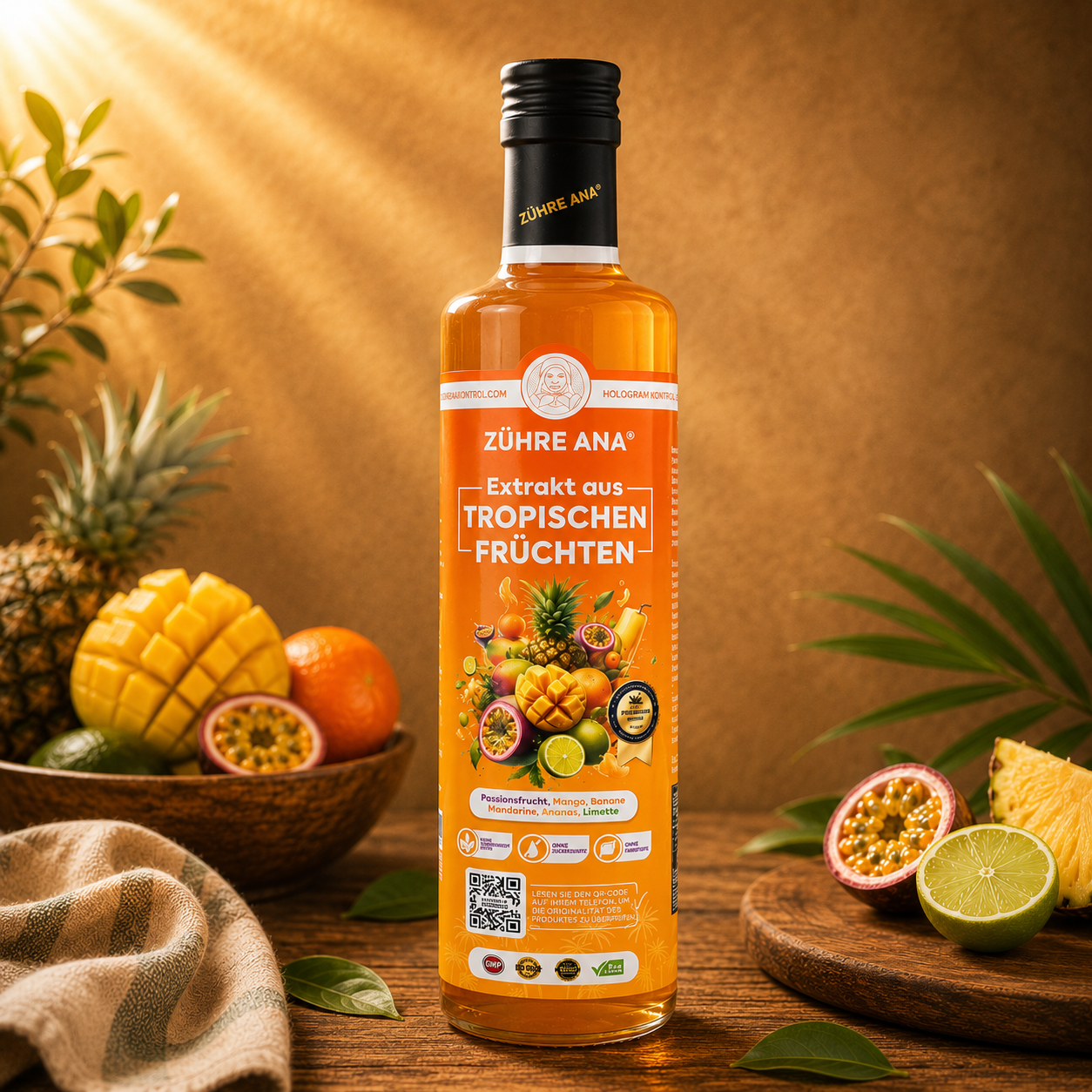 Tropischer Fruchtextrakt (Tropikal Meyve Özü) - Zühre Ana - 640 g