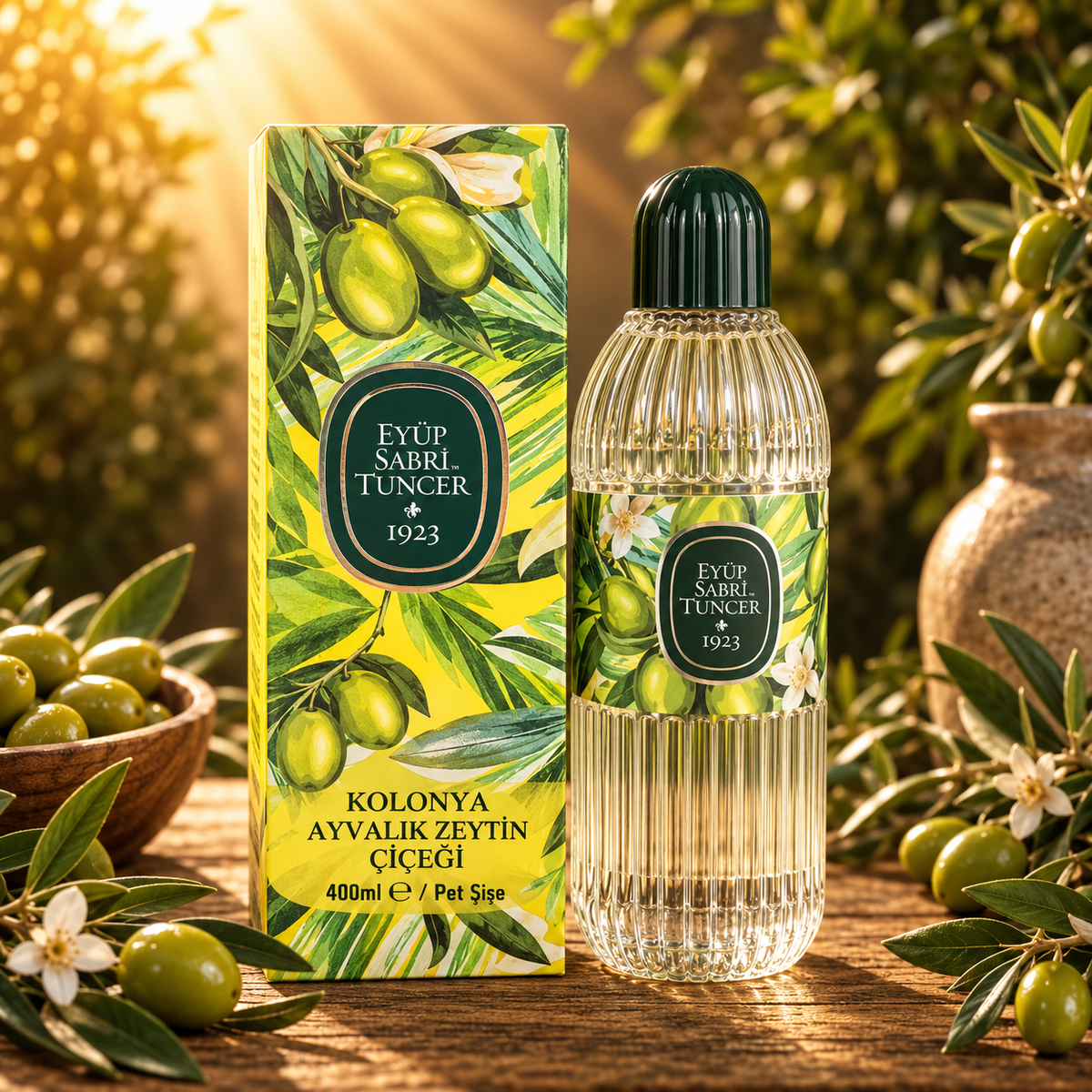 Eyüp Sabri Tuncer Ayvalık Olivenblüte Kolonya 400 ml – 68°