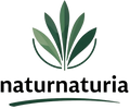 Naturnaturia Logo mit grünen Blättern – Naturprodukte online kaufen